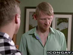 Liam lusts for his professor as they kisses passionately