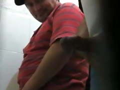 Public suck on toilet