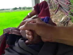 Thai Grandpa Padi Field Outdoor Jerk Off Part 3 - 78 yr