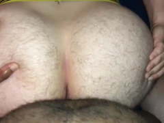 White Big Ass Daddy Bareback Fucked By BBC